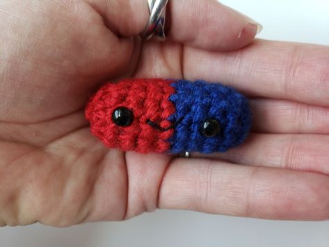 Chill Pill Crochet Pattern, Pill Crochet Pattern, Pill Crochet, Take A Chill Pill, Mini Amigurumi, Scrap Yarn, Chill Pill, Crochet Amigurumi Free Patterns, Pattern Library