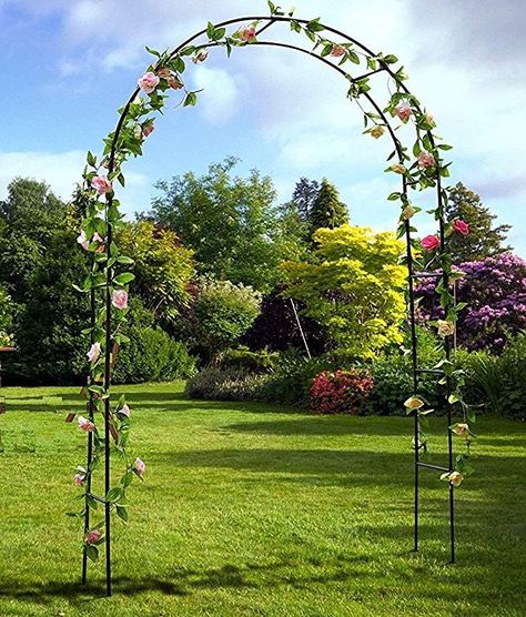 Wedding Arbor Decorations, Pergola Metal, Climbing Plant Support, Garden Arch Trellis, Diy Wedding Arch, Arbors Trellis, Arch Trellis, Metal Pergola, Wedding Arch Flowers