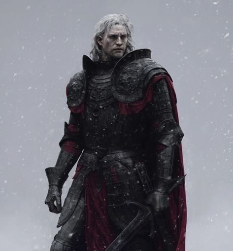 ArtStation - Knight in the snow, Dowoon Kim Targaryen Knight, Fantasy Knight Art, Targaryen Armor, Hot Knight, Knight Character Art, King Character Design, Echo Knight, Knight Rpg, Knights Art