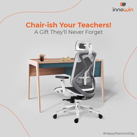 #TeachersDay #Innowin #DefiningYourSpaces #TeachersDay #NewLaunch #Interior #Spaces #Furniture #Chairs #HomeFurniture #OfficeChairs #Office #Workplace #Ergonomic #ErgonomicChair #Workspace #OfficeInterior #Interior #Comfortable #Indoors #Working #💺 #🪑 Interior Promotion, Chair Poster, Office Workplace, Furniture Ads, Ergonomic Desk, Art Quotes Inspirational, Advertising Company, Furniture Chairs, Learning Graphic Design