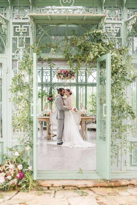 Luxe greenhouse wedding venue at 2400 on the River near Atlanta, Georgia Luxury Greenhouse, Greenhouse Venue, Atlanta Wedding Venues, River Wedding, Photography Career, Greenhouse Wedding, Indianapolis Wedding, Luxury Wedding Venues, Groom Photo