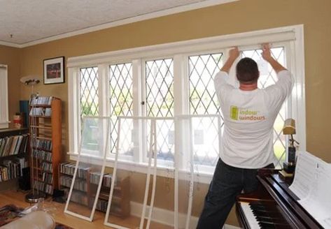 Interior Storm Windows, Window Inserts, Storm Windows, Window Projects, Indoor Window, Bob Vila, Window Repair, Window Insulation, Diy Interior