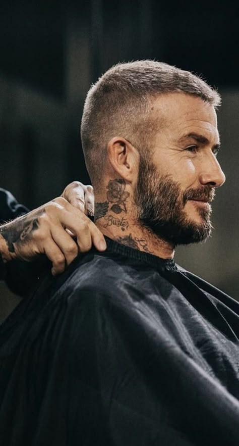 David Beckham Haircut Short, David Beckham Short Hair, David Beckham Buzzcut, Short Mens Haircut With Beard, David Beckham Hair, Skin Fade Haircut Men, Beckham Short Hair, David Beckham Haircut, Beckham Hairstyle