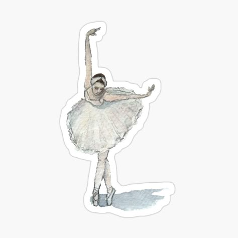 Ballet Stickers Printable, Swan Sticker, White Aesthetic Stickers, Coquette Stickers, Stickers Aesthetic, Arte Grunge, Sticker Design Inspiration, Iphone Case Stickers, Cute Laptop Stickers