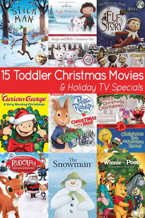 15 Toddler Christmas Movies & Holiday TV Specials: Great for Pre-K Too Multiplication Wheel, Printable Lego, Kids Christmas Movies, Christmas Party Games For Kids, Christmas Movies List, Group Games For Kids, Diy Sensory, Emotions Wheel, Sensory Bottle