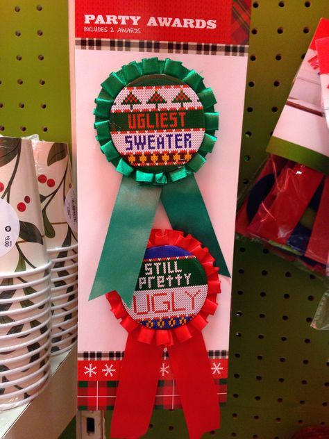 Target ugly sweater prizes... Need these for the cabin!!!!!!! Ugly Sweater Prizes, Ugly Sweater Contest Prizes, Christmas Party Prizes, Prize Ideas, Ugly Christmas Sweater Contest, Adult Christmas Party, Ugly Sweater Contest, Diy Ugly Christmas Sweater, Party Prizes