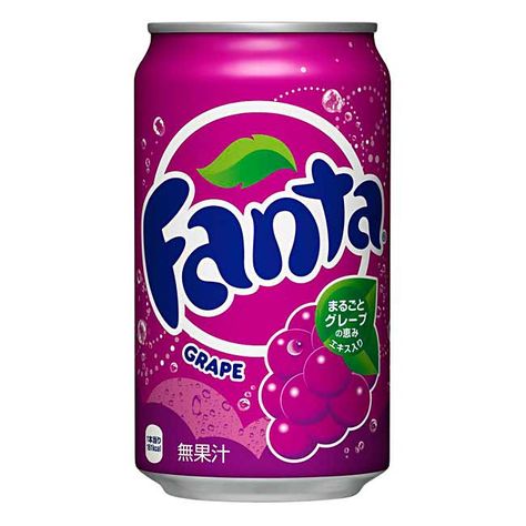 Fanta Grape Fanta Flavors, Japanese Candy Store, Grape Fanta, German Snacks, Malva Pudding, Fountain Drink, Fanta Can, Grape Soda, Nutrition Drinks