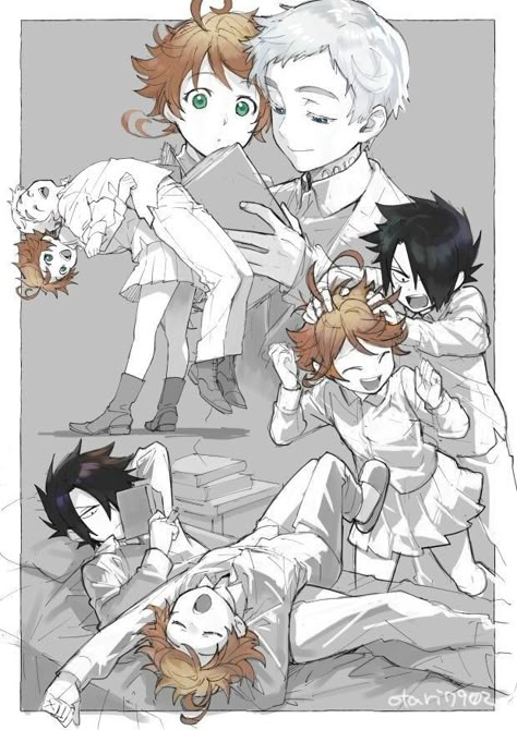 Ray Emma, Neverland Art, Promise Neverland, Dark And Twisted, Promised Neverland, 영감을 주는 캐릭터, Monster Hunter, Fanarts Anime, Manga Illustration