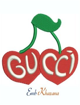 Buy Gucci Cherry Logo Embroidery Dst Pes File online in USA Gucci Cherry, Clothing Logos, Cherry Logo, Internet Logo, Logo Basketball, Clothing Brand Logos, Coffee Shop Logo, Football Team Logos, Event Logo