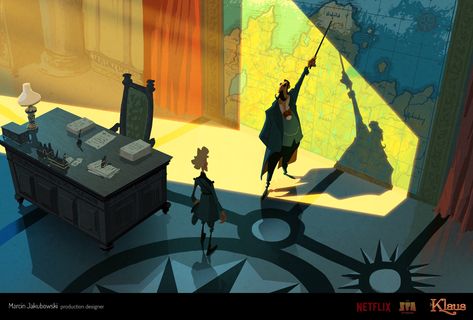 ArtStation - Klaus :: Pitchbook illustrations - briefing, Marcin Jakubowski Magical School Aesthetic, Keyframe Illustration, Lou Romano, Klaus Movie, Environment Sketch, Spa Studio, Bg Design, Color Script, Weta Workshop