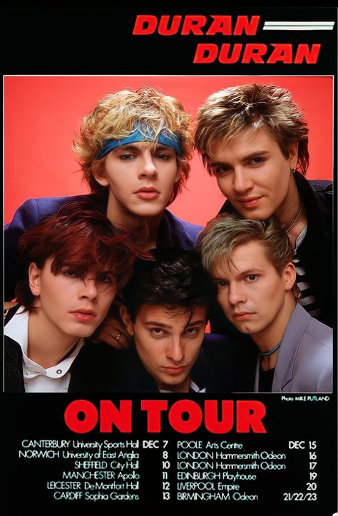 Poster 1982 Duran Duran 80s Poster, 80s Bands Posters, 80s Band Posters, Duran Duran Wallpaper, 80s Music Posters, 80s Music Aesthetic, Duran Duran Poster, 80s Singers, 80s Posters