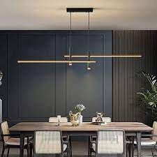 Modern Chandelier Dining, Dining Room Chandelier Modern, Pendant Lighting Bedroom, Cheap Pendant Lights, Island Chandelier, Sepang, Minimalist Lighting, Hanging Chandelier, Dining Table Black