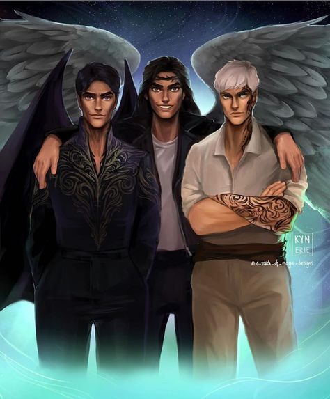 ♡𝐀𝐜𝐨𝐭𝐚𝐫  𝐓𝐨𝐠 𝐎𝐛𝐬𝐞𝐬𝐬𝐞𝐝♡ on Instagram: “Double update today featuring Rhys, Hunt Athalar, and Rowan Whitethorn (basically the Sarah J Maas Men)  credit to @kynerie and…” Men With Wings, Sarah Maas, Sara J Maas, Throne Of Glass Books, Feyre And Rhysand, Empire Of Storms, A Court Of Wings And Ruin, Throne Of Glass Series, Sarah J Maas Books