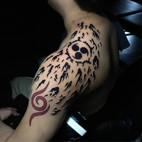 Sasuke Curse Mark Tattoo Sleeve, Sasuke Curse Mark Tattoo, Sasuke Curse Mark, Curse Mark Tattoo, Fist Tattoo, Curse Mark, Tatoo 3d, Seal Tattoo, All Black Tattoos