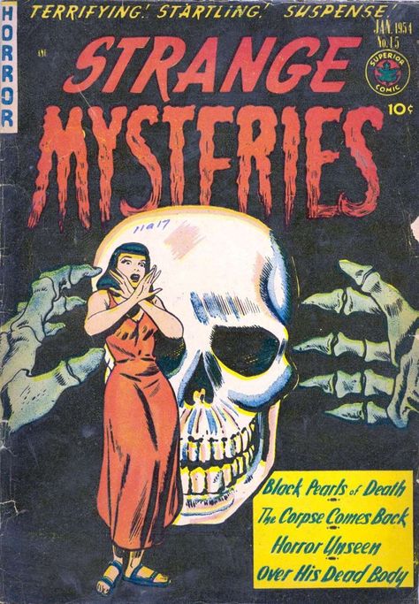 Creepy Comics, Arte Pulp, Comic Collage, Golden Age Comics, Sci Fi Comics, Pulp Magazine, Horror Posters, Retro Horror, Old Comics