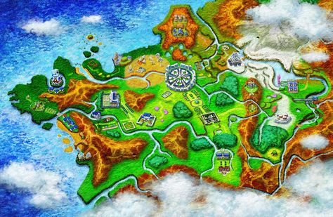 Kalos Region Map Kalos Region, Pokemon Kalos, Pokemon X And Y, Pokemon Gym, Pokemon Regions, Pokemon Universe, Pokémon X And Y, Nintendo Pokemon, New Pokemon