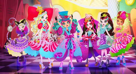 Way Too Wonderland, Kate Higgins, Ever After High Rebels, High Way, Lizzie Hearts, Red Knight, Raven Queen, Apple White, Heart Day