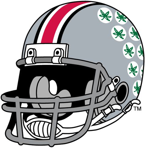 Ohio State Buckeyes Helmet Logo (1968) - Ohio State Football Helmet, Ohio State Helmet, Osu Sweatshirt, Osu Buckeyes Football, Ohio State Logo, Buckeye Nation, Ohio State Buckeyes Football, Helmet Logo, Buckeyes Football