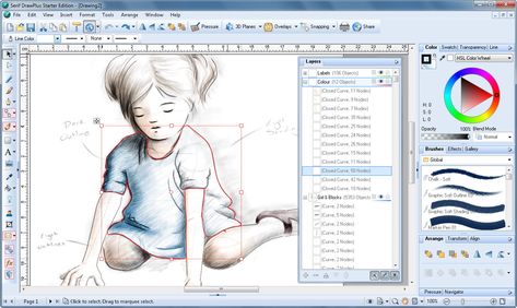 DrawPlus: A Free Alternative to Adobe's Illustrator Software What Is Illustration, Illustration Software, Teaching Drawing, Free Drawing, Drawing Software, Drawing Programs, Drawing Letters, Program Ideas, Good Cartoons