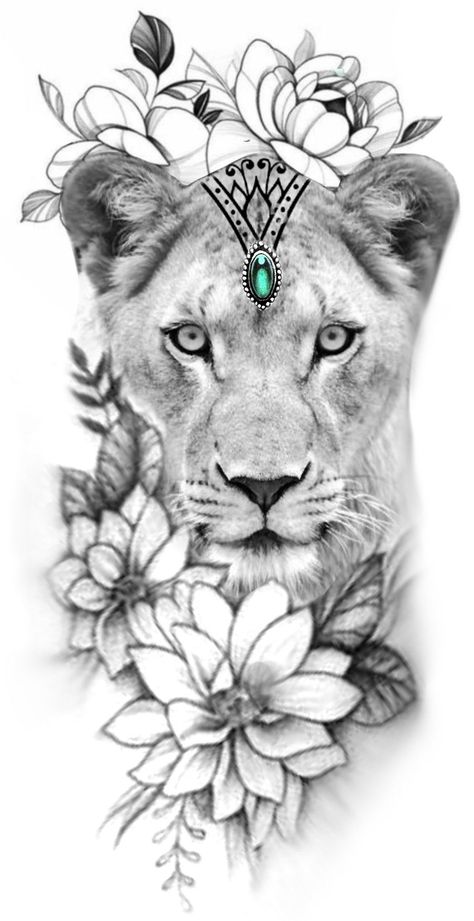 230+ Lioness Tattoo Ideas and Designs (2023) - TattoosBoyGirl Female Lion Sleeve Tattoo, Lioness Queen Tattoo, Lion Tattoo Female, Female Lion Tattoo For Women Sleeve, Lion Female Tattoo, Lioness Drawing Tattoo Ideas, Lion Leg Tattoo Female, Female Lion Tattoo For Women, Lioness Tattoo For Women