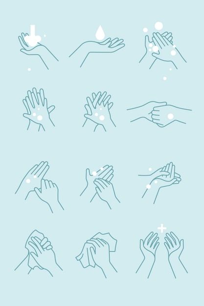 Poster Kkn, Hand Washing Poster, Nurse Art, Hands Icon, Social Templates, Washing Hands, Infographic Design Inspiration, Hand Hygiene, Hand Gloves