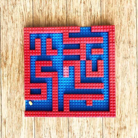 DIY Lego Maze Board! - Gross Motor STEM Activity - Play Inspired Mum Lego Maze, Fun Stem Activities, Lego Challenge, Diy Lego, Lego Club, Lego Inspiration, Lego Diy, Lego Activities, Stem Activity