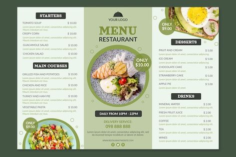 Japanese Restaurant Menu, Digital Restaurant, Healthy Restaurant Food, Brochure Food, 10 Healthy Foods, Healthy Restaurant, Food Menu Template, Fast Food Menu, Restaurant Menu Template