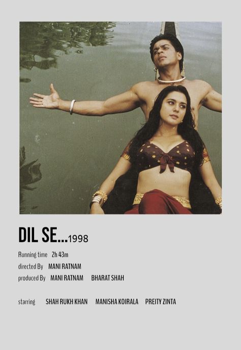 Dil Se Movie, Iconic Movie Posters, Iconic Movies, Movie Poster, Wonder Woman, Wonder, Movie Posters, Fictional Characters, Film Posters