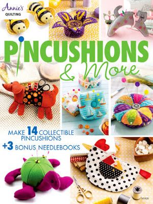 Masterpiece Quilting Annie's Crochet, Pin Cushions Patterns, Pouch Sewing, Needle Book, Sewing Book, Sewing Projects For Beginners, Easy Sewing Projects, Animal Dolls, Pattern Books