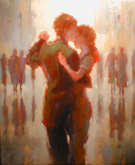 Irish Painters, Hiphop Dance, Dancing Art, Dancing Drawings, Couple Painting, Romance Art, Dance Art, Romantic Art, Couple Drawings