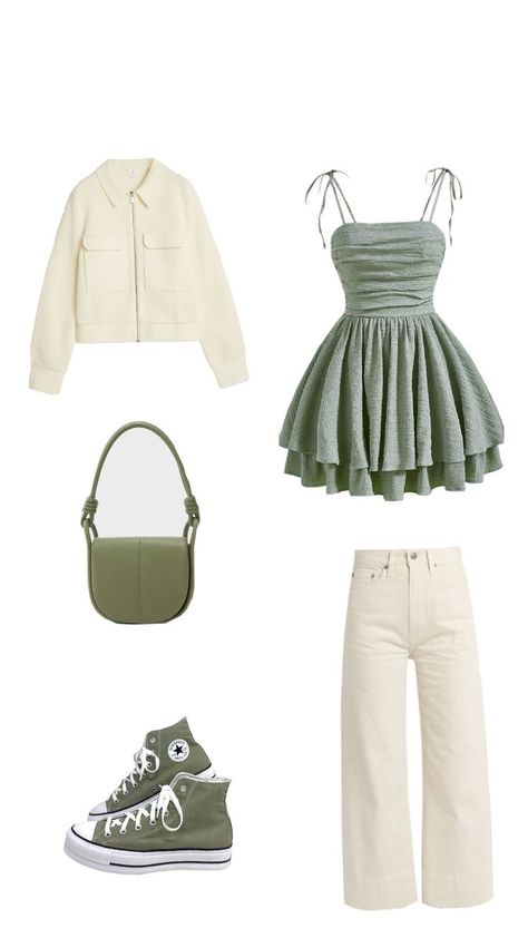 green outfit Sage Green Outfits, Green Outfits, Outfit Inspo Casual, Green Outfit, X Men, Sage Green, Outfit Ideas, Marvel, Outfit Inspo