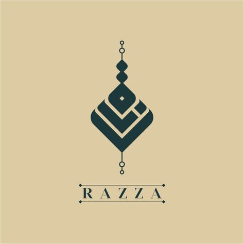 Logo Design Razza on Behance Arab Logo Design, Persian Logo Design, English Logo Design, Logo Islami, Logo Design Arabic, Logo Arab, Arab Logo, Arabic Logo Design, Calligraphy Logo Design