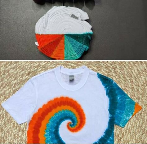 Tie Dye Splatter, Cute Tie Dye Designs, Tie Dye Patterns How To, Tye Dye Patterns Advanced, Cool Ways To Tie Dye Shirts, Rye Dye Patterns, Tie Dye Patterns Hoodie, How To Make Tie Dye, Tie Dye Tshirt Ideas