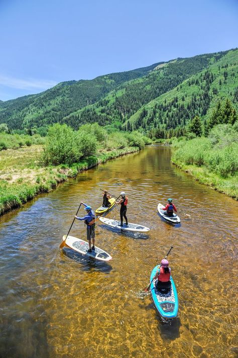 Whether its your first visit or you want to shake up your standard summer routine, there's much to be discovered underneath the shiny surface. Summer Routine, Sup Stand Up Paddle, Sup Yoga, Sup Surf, Paddle Boards, Aspen Colorado, X Games, Burton Snowboards, Colorado Travel