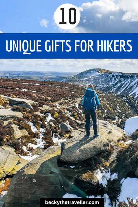 Unique hiking gifts - person hiking Hiking Gift Ideas, Hiking Gadgets, Hiking Friends, Gifts For Hikers, Hiking Adventures, Hiking Gifts, Hiking Tips, Outdoor Lover, Camping Essentials