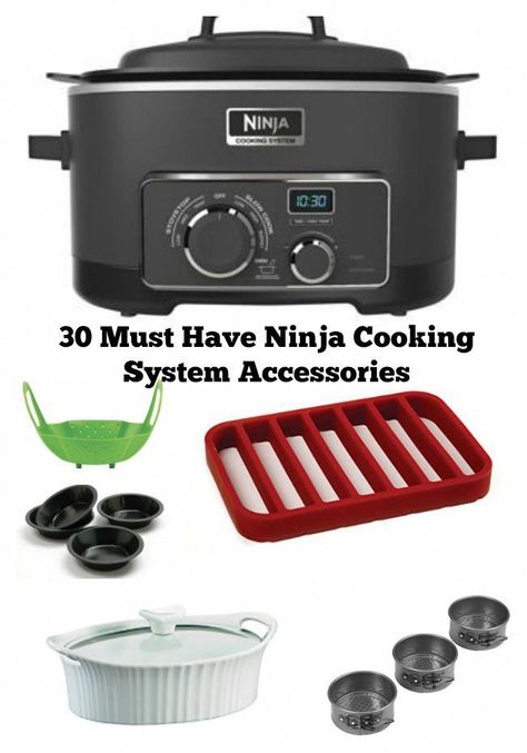 airfryer parts and accessories #AirFryerAccessories Ninja Oven, Ninja Cooking System, Budget Clean Eating, Thermal Cooker, Ninja Cooking System Recipes, Ninja Kitchen, Christmas Meal, Crockpot Casserole, Ninja Recipes