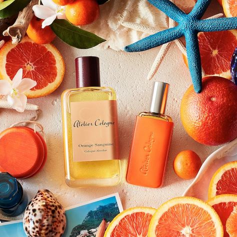 Orange Sanguine Pure Perfume - Atelier Cologne | Sephora Gucci Guilty Perfume, Vegan Perfume, Atelier Cologne, Blood Orange Juice, Gucci Guilty, Summer Scent, Moisturizing Body Lotion, Bitter Orange, Natural Moisturizer