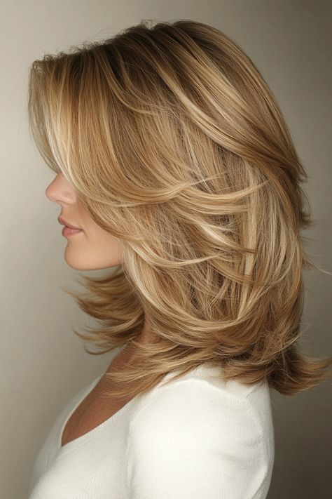 Layered Short Length Hair, Haircuts For Medium Length Hair, Layered Haircuts For Medium Hair, Hairstyles For Layered Hair, Shoulder Length Hair Cuts, Medium Hairstyles, Haircuts Straight Hair, Haircuts For Medium Hair, Medium Hair Cuts