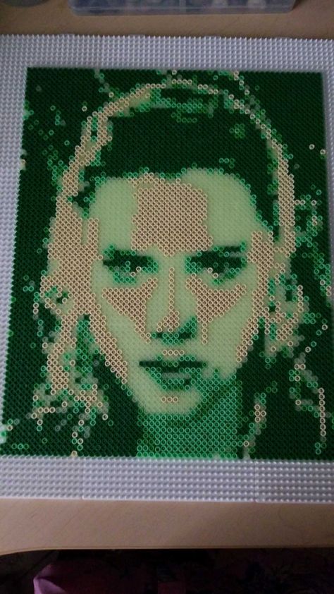 Black Widow Perler Beads, Black Widow Endgame, Beads Perler, Graph Paper Drawings, Perler Ideas, Art Perle, Bead Ideas, Art Portraits, Perler Bead Art