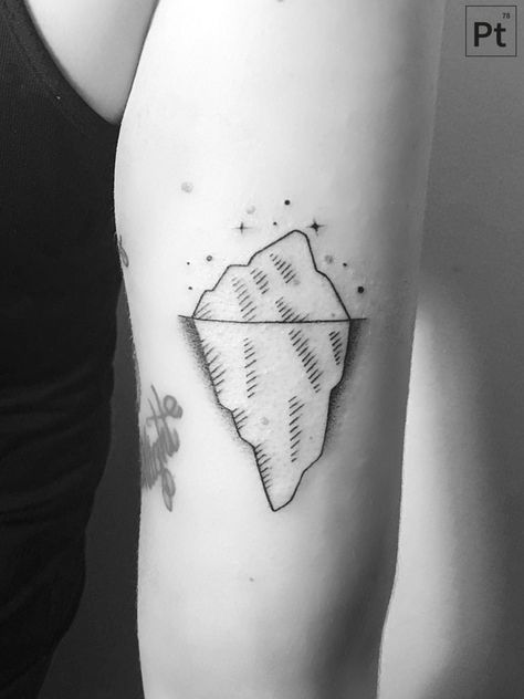 Iceberg Tattoo, Pointillism Tattoo, Couple Tattoo, Geometric Tattoos, Couple Tattoos, Pretty Tattoos, Tattoos And Piercings, I Tattoo, Girl Tattoos