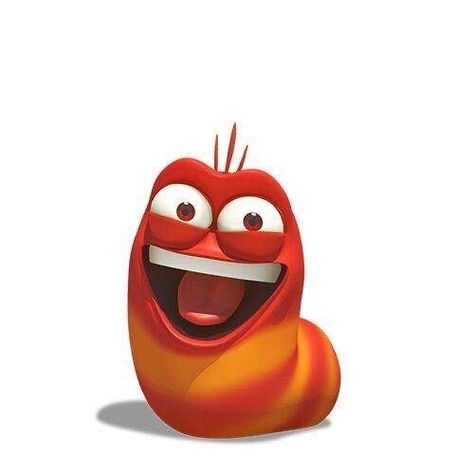 Oi Oi Oi Red Larva, Red Larva, Larva Cartoon, Weird Insects, Red Worms, Red Guy, Minions Wallpaper, Funny Expressions, Crazy Stuff