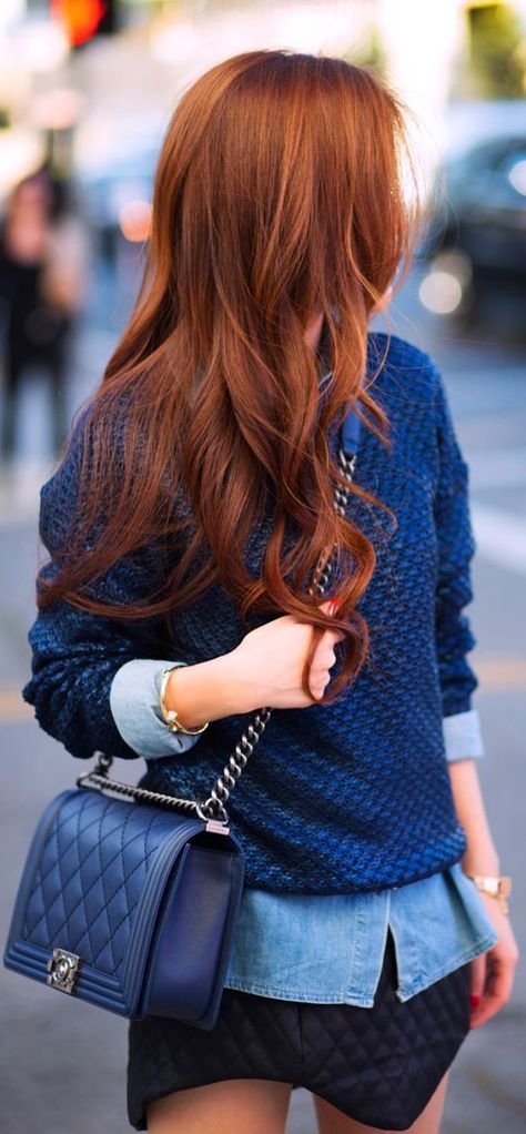 The most perfect red hair. Best Red Hair Dye, New Hair Color Trends, Rambut Brunette, Dyed Red Hair, 2015 Hairstyles, Auburn Hair, Red Hair Color, New Hair Colors, Ginger Hair