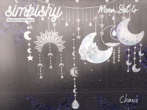 Sims 4 Sets, Moon Set, Sims Packs, Sims 4 House Design, Sims Building, Casas The Sims 4, Moon Setting, Sims 4 Dresses, Sims4 Clothes