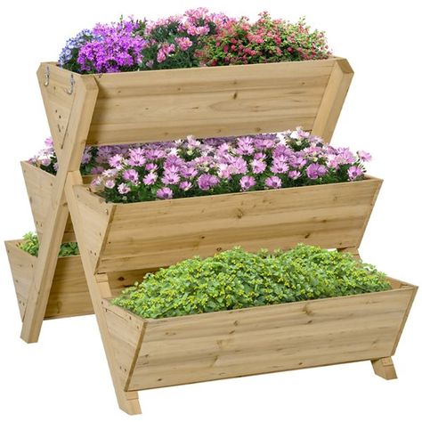 Raised Wooden Planters, Garden Plant Supports, Elevated Planter Box, Elevated Gardening, Raised Planter Boxes, Raised Garden Planters, Garden Boxes Raised, Vertical Planter, Balcony Plants