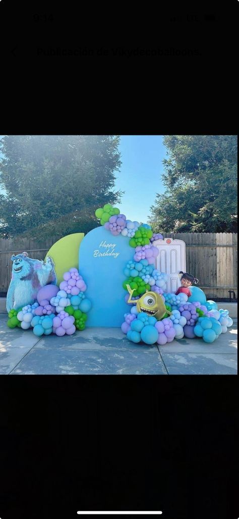 Monster Inc, Monsters Inc, Little Monsters, Balloon Garland, Turning, Balloons, Monsters Inc.