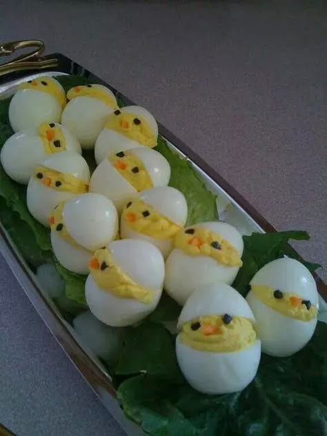 Ranch Deviled Eggs, Easter Food, God Mat, Snacks Für Party, Holiday Foods, Easter Dinner, Easter Brunch, Pinterest Recipes, Easter Treats