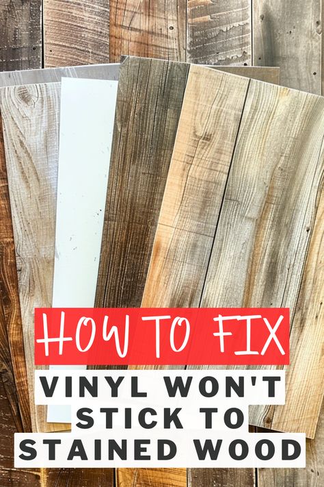 Troubleshooting vinyl adhesion on stained wood? Discover effective solutions to ensure your vinyl sticks perfectly to stained surfaces. From surface preparation tips to adhesive options, learn how to overcome this common challenge and achieve flawless results in your woodworking projects. #VinylSticking #WoodStaining #WoodworkingTips #DIY #Woodworkly How To Get Vinyl To Stick To Wood, Vinyl On Wood, Wooden Pepper Mill, Wood Clips, Oil Based Stain, Clip Frame, Water Based Stain, Stained Wood, Woodworking Wood