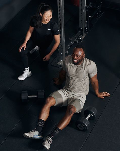 Our PTs don't just push you. Whatever your goal, together we will make it happen. #ThirdSpacePT Gym People, At Home Fitness, Gym Branding Photoshoot, Fitness Website, Fitness Photoshoot Ideas, Personal Trainer Photoshoot, Sports Photoshoot, Gym Club, Gym Photography