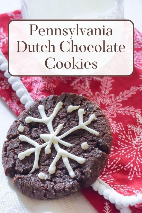 Dutch Cookies, Dutch Chocolate, Chocolate Christmas Cookies, Hot Chocolate Fudge, Christmas Cookie Recipe, Recipe List, Party Food Dessert, Slow Cooker Desserts, Chocolate Christmas