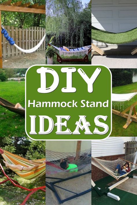 If you love the comfort of a hammock but have limited space in your backyard or a patio to hang one from, here’s a great solution: make your DIY hammock stand. Follow these easy DIY Hammock Stand Ideas, and can create a homemade one in no time so that you can hang it over your small balcony or backyard. How To Build A Hammock Stand, Hammock Frame Diy, How To Make A Hammock Stand, Pvc Hammock Stand Diy, Hammock Hanging Ideas, Hammock Ideas Backyard Diy, How To Make A Hammock, Hammock Stand Diy Easy, Hammock Ideas Backyard